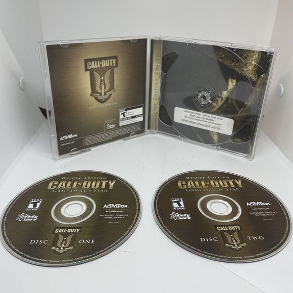 call of duty finest hour 2 disc deluxe edition box set VG+ Game Of The Year - Picture 2 of 3